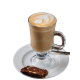 Flavoured Cafe Latte Served with Panna